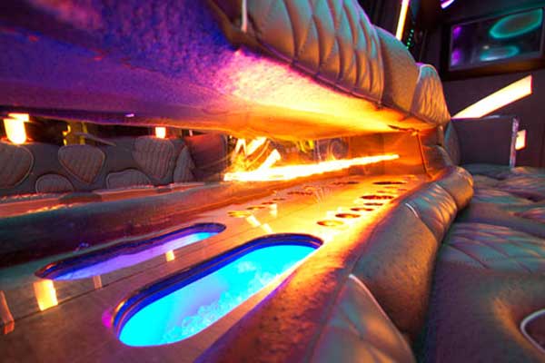 las vegas party bus interior